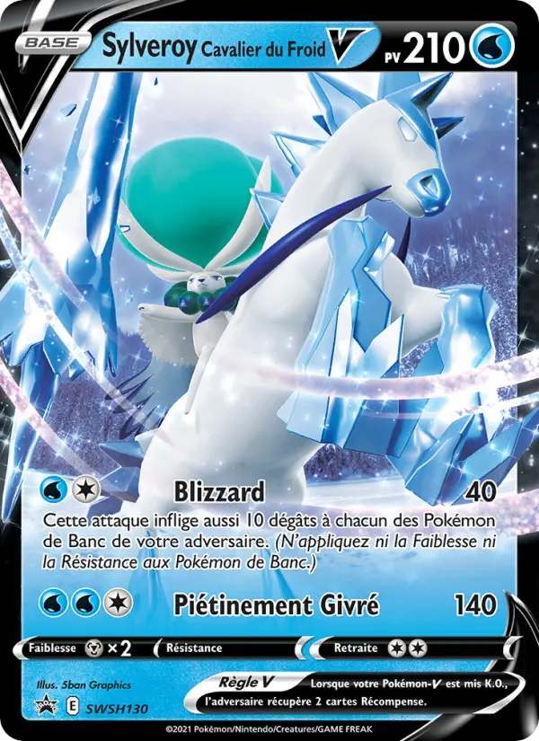 Sylveroy Cavalier du Froid V — carte SWSH130 de l’extension Promo SWSH