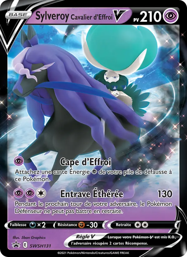 Sylveroy Cavalier d'Effroi V — carte SWSH131 de l’extension Promo SWSH
