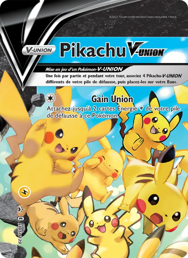 Pikachu V-UNION — carte SWSH139 de l’extension Promo SWSH