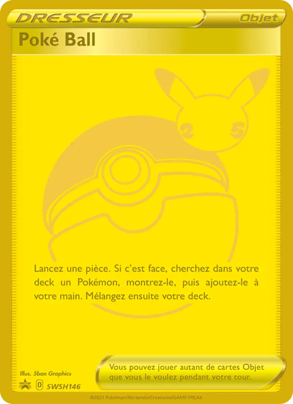 Poké Ball — carte SWSH146 de l’extension Promo SWSH