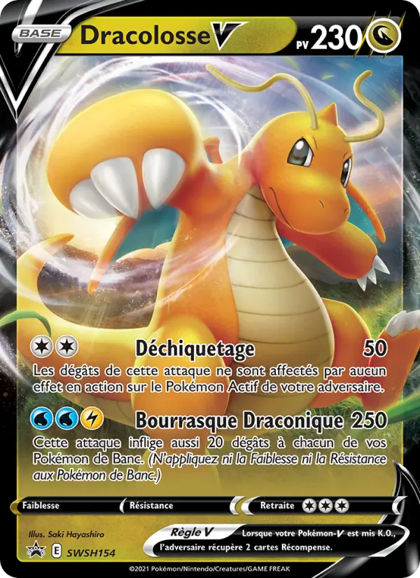 Dracolosse V — carte SWSH154 de l’extension Promo SWSH