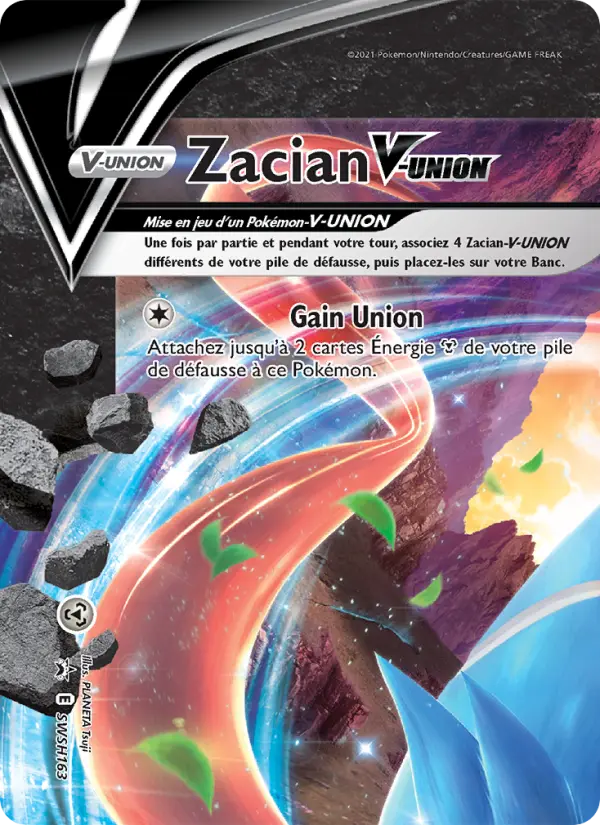 Zacian V-UNION — carte SWSH163 de l’extension Promo SWSH