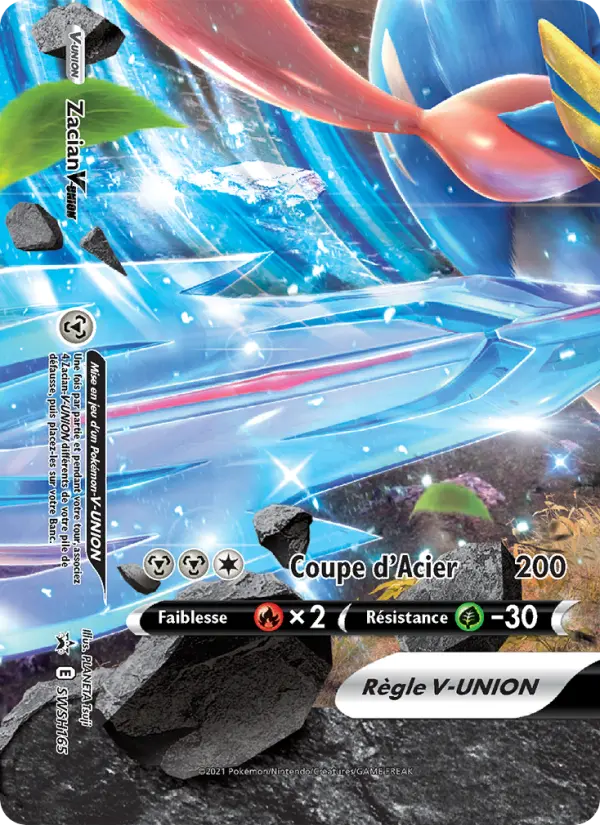 Zacian V-UNION — carte SWSH165 de l’extension Promo SWSH