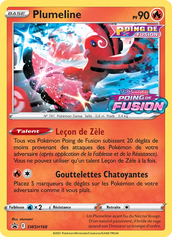 Plumeline — carte SWSH168 de l’extension Promo SWSH