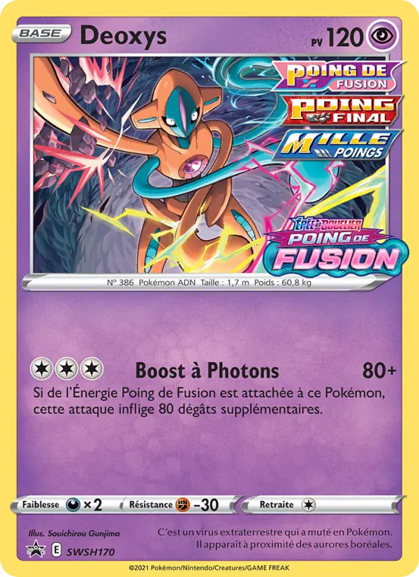 Deoxys — carte SWSH170 de l’extension Promo SWSH
