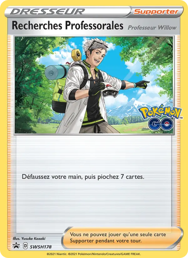 Recherches Professorales — carte SWSH178 de l’extension Promo SWSH