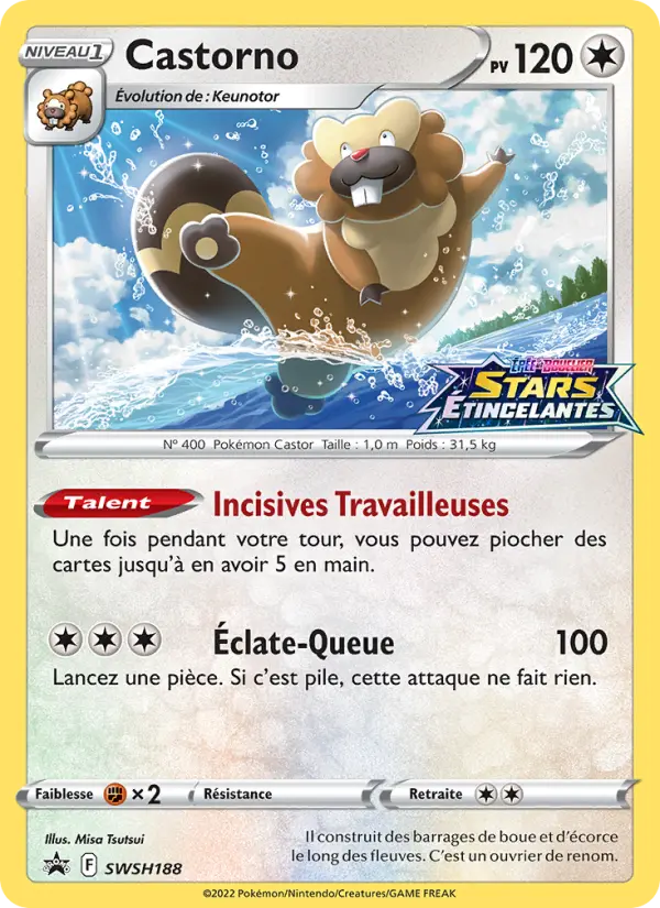 Castorno — carte SWSH188 de l’extension Promo SWSH