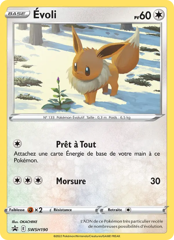 Évoli — carte SWSH190 de l’extension Promo SWSH
