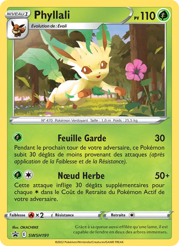 Phyllali — carte SWSH191 de l’extension Promo SWSH