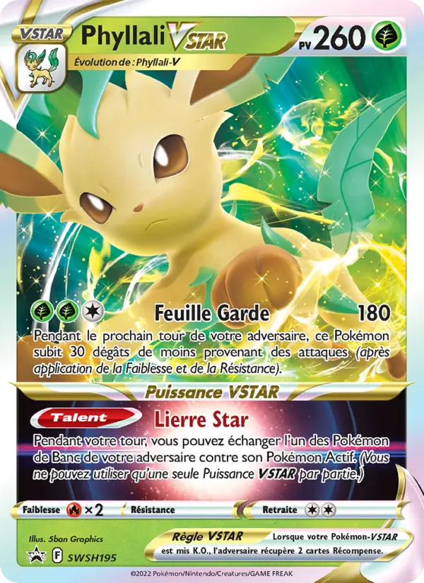 Phyllali VSTAR — carte SWSH195 de l’extension Promo SWSH