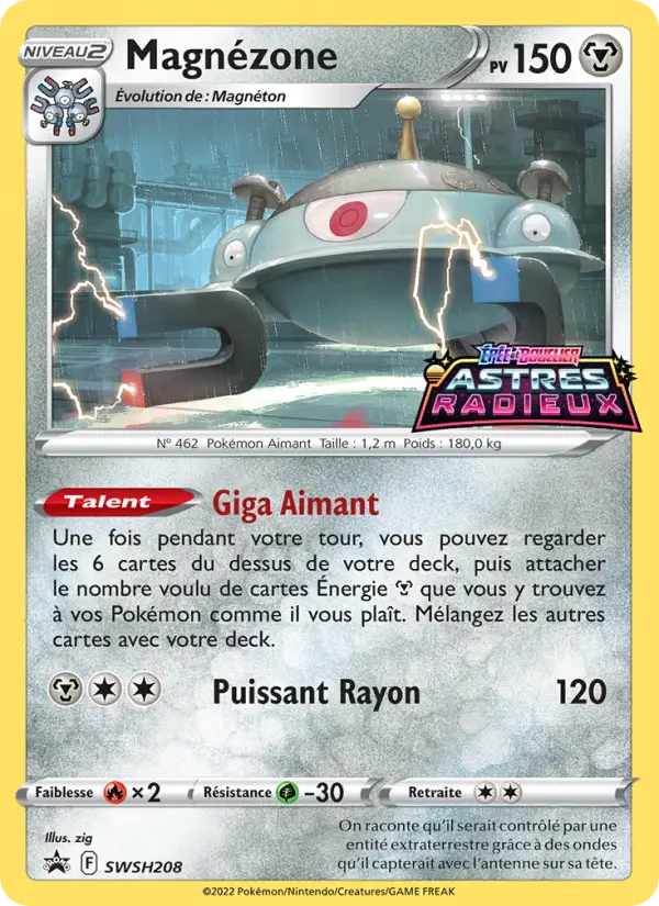 Magnézone — carte SWSH208 de l’extension Promo SWSH
