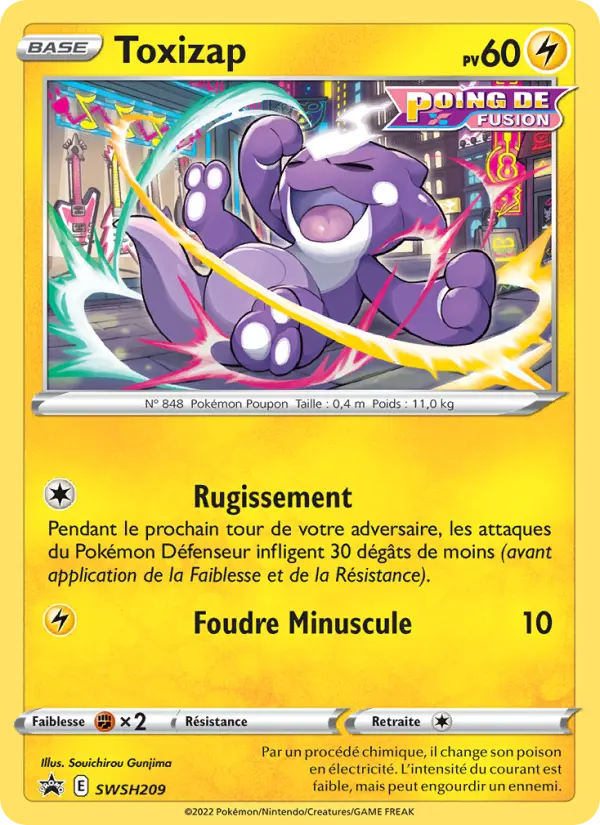 Toxizap — carte SWSH209 de l’extension Promo SWSH