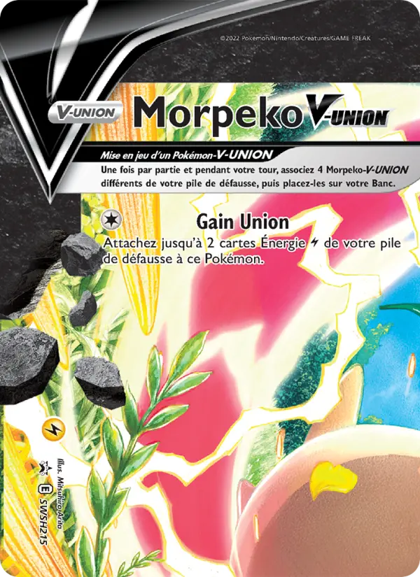 Morpeko V-UNION — carte SWSH215 de l’extension Promo SWSH