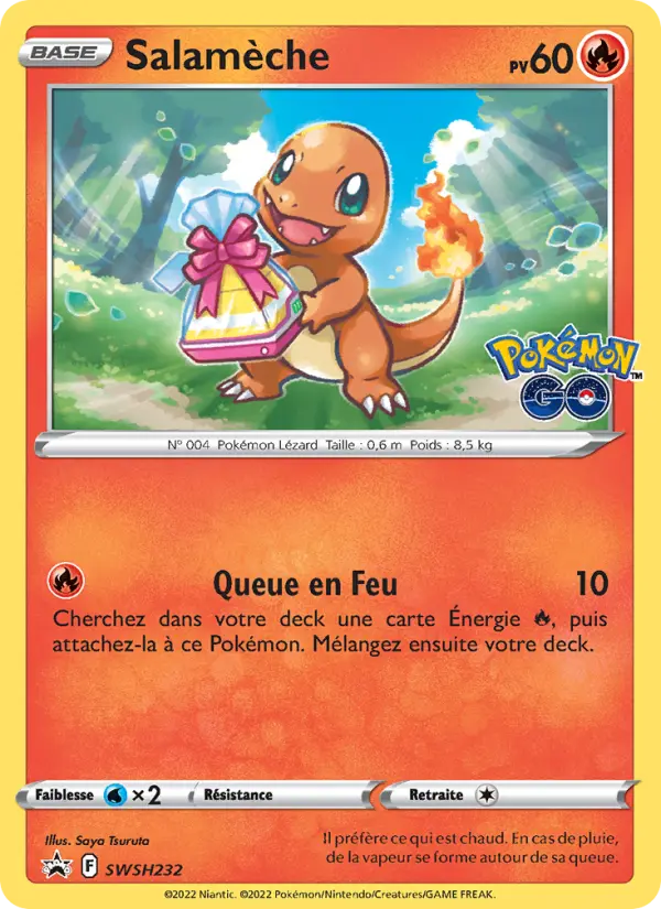 Salamèche — carte SWSH232 de l’extension Promo SWSH