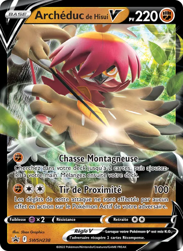 Archéduc de Hisui V — carte SWSH238 de l’extension Promo SWSH