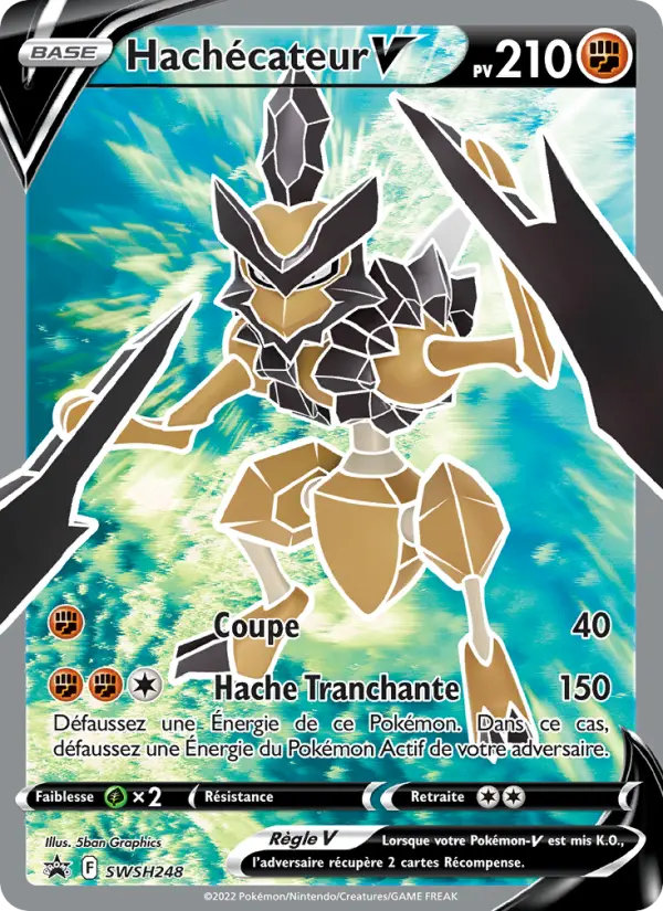 Hachécateur V — carte SWSH248 de l’extension Promo SWSH