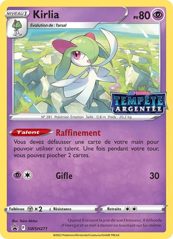 Kirlia — carte SWSH271 de l’extension Promo SWSH