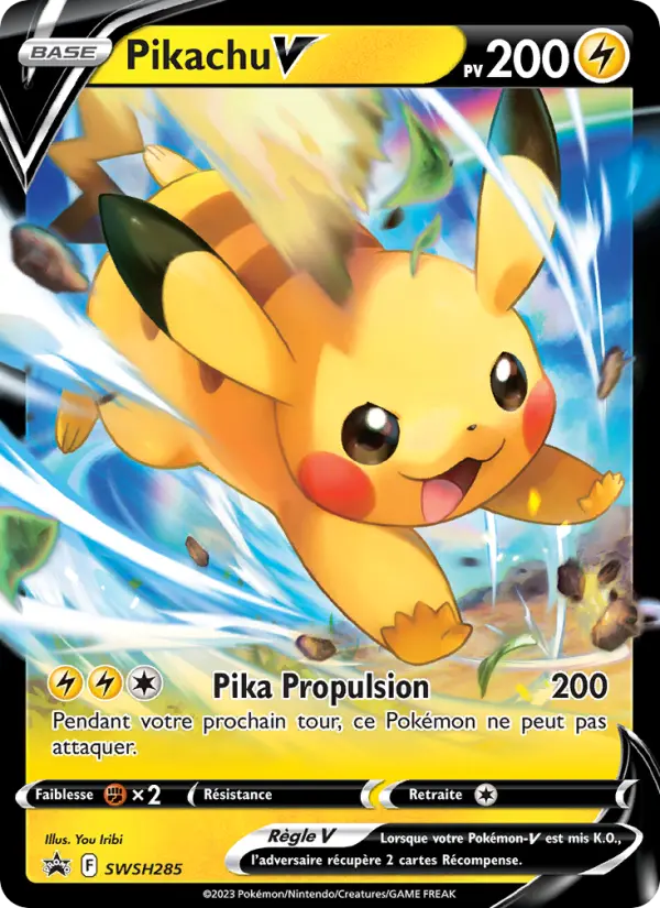 Pikachu V — carte SWSH285 de l’extension Promo SWSH