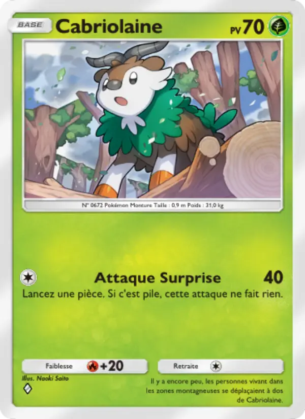 Cabriolaine — carte 031 de l’extension Puissance Génétique
