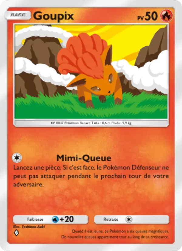 Goupix — carte 037 de l’extension Puissance Génétique