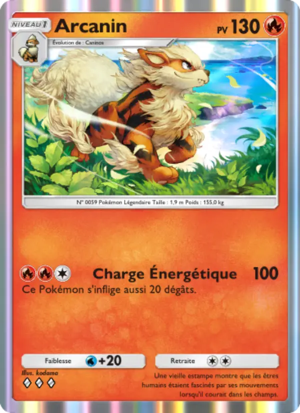 Arcanin — carte 040 de l’extension Puissance Génétique