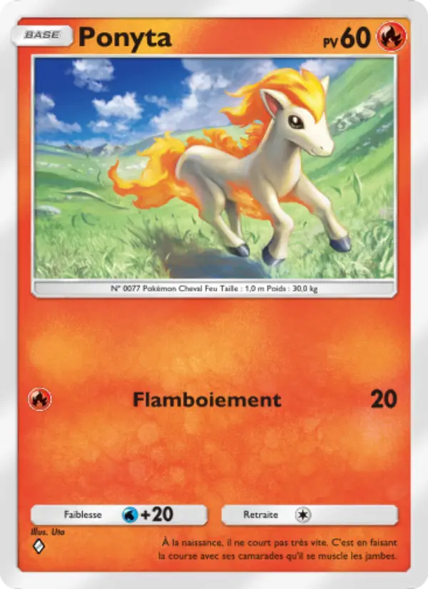 Ponyta — carte 042 de l’extension Puissance Génétique