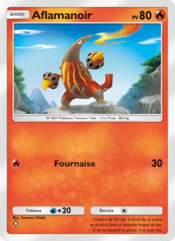 Aflamanoir — carte 048 de l’extension Puissance Génétique