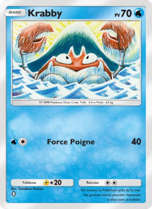 Krabby — carte 068 de l’extension Puissance Génétique