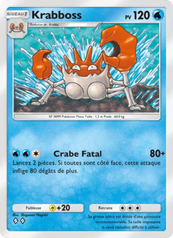 Krabboss — carte 069 de l’extension Puissance Génétique