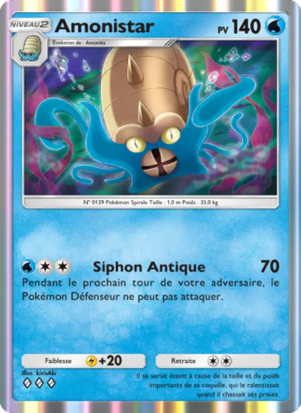 Amonistar — carte 082 de l’extension Puissance Génétique