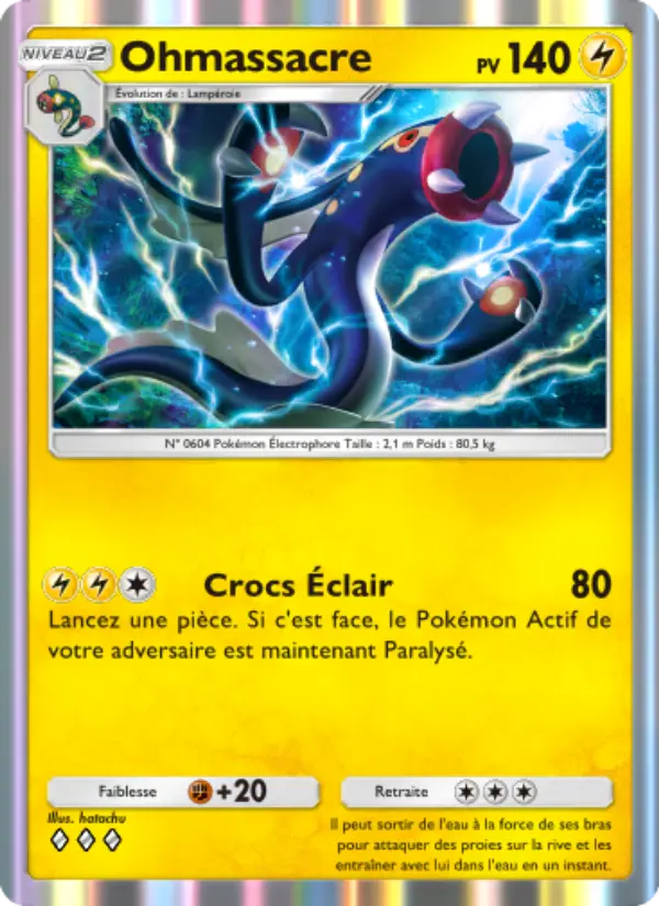 Ohmassacre — carte 109 de l’extension Puissance Génétique