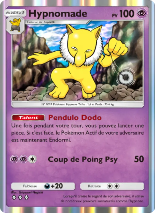Hypnomade — carte 125 de l’extension Puissance Génétique