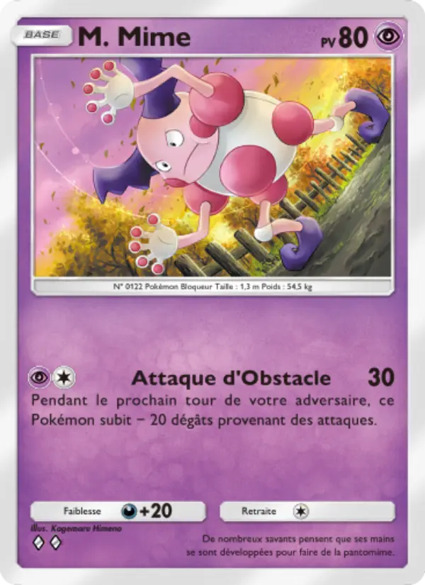 M. Mime — carte 126 de l’extension Puissance Génétique