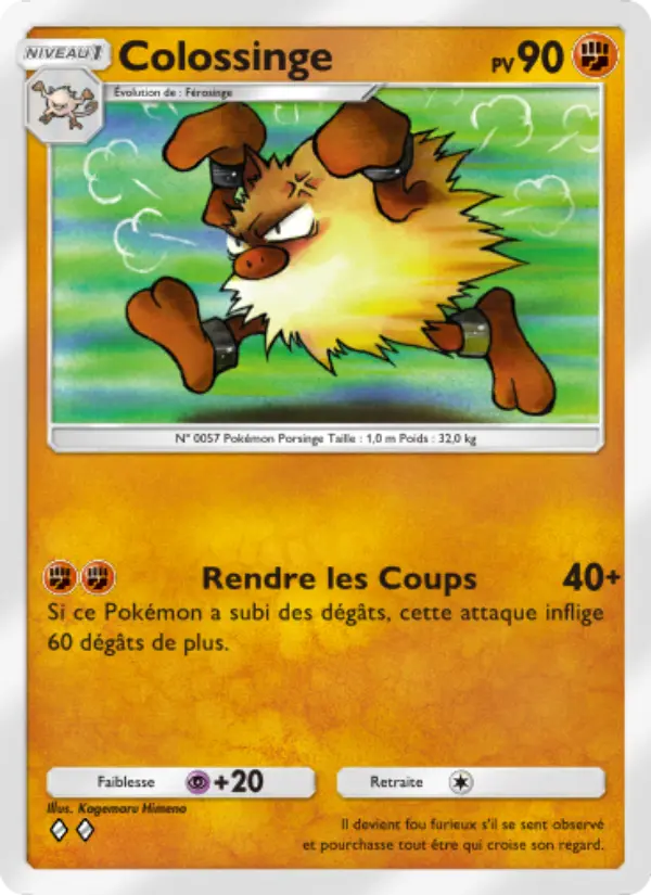 Colossinge — carte 142 de l’extension Puissance Génétique