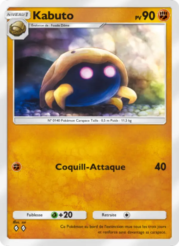 Kabuto — carte 158 de l’extension Puissance Génétique