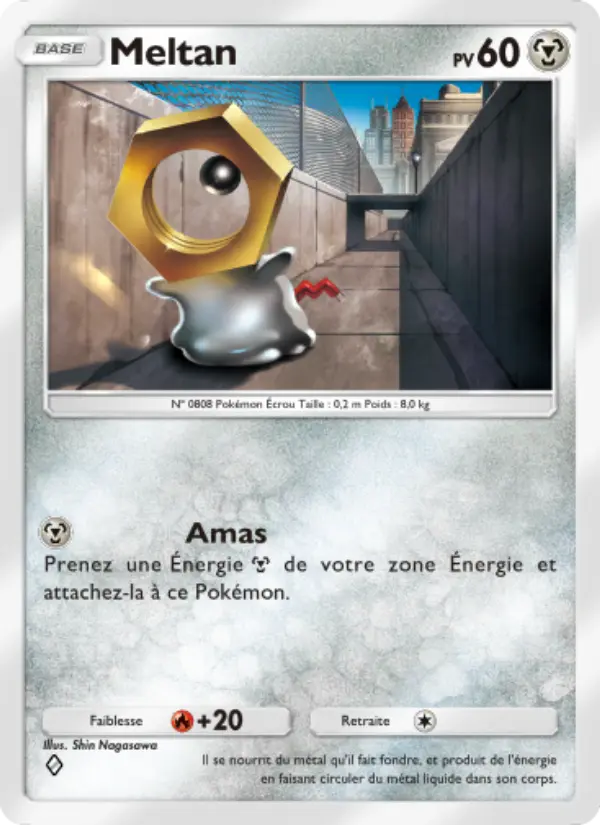 Meltan — carte 181 de l’extension Puissance Génétique