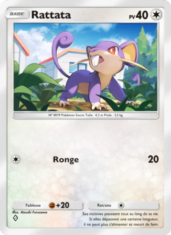 Rattata — carte 189 de l’extension Puissance Génétique