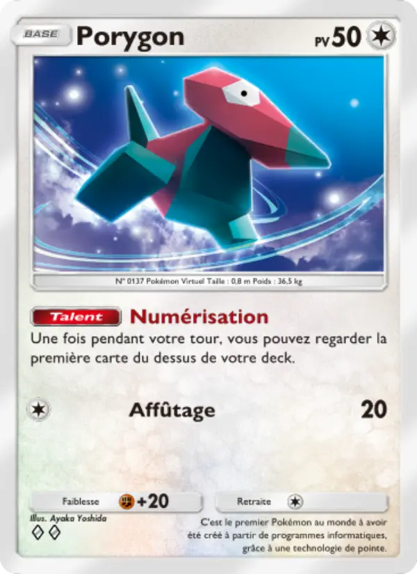 Porygon — carte 209 de l’extension Puissance Génétique