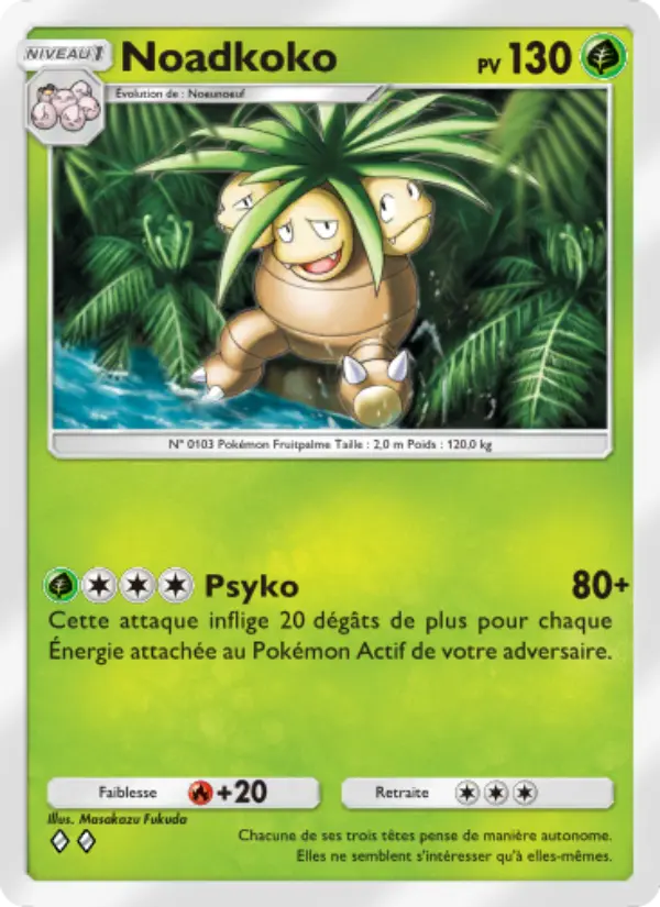 Noadkoko — carte 002 de l’extension L’Île Fabuleuse