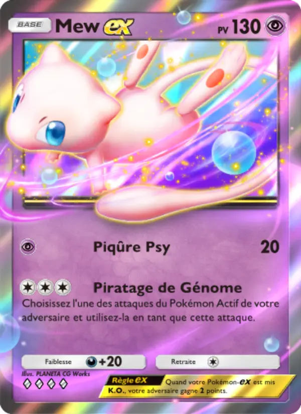 Mew-ex — carte 032 de l’extension L’Île Fabuleuse