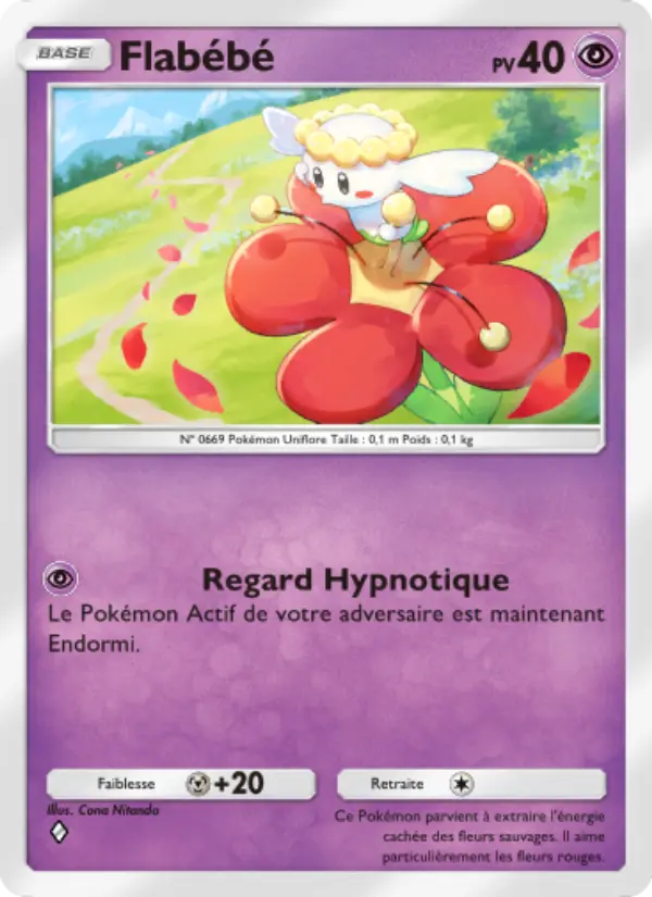 Flabébé — carte 036 de l’extension L’Île Fabuleuse