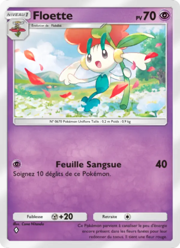 Floette — carte 037 de l’extension L’Île Fabuleuse