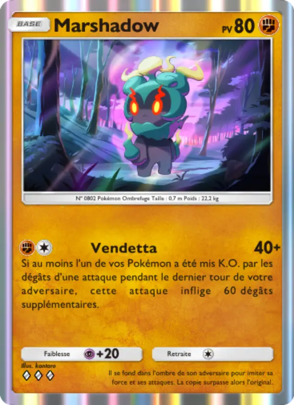 Marshadow — carte 047 de l’extension L’Île Fabuleuse