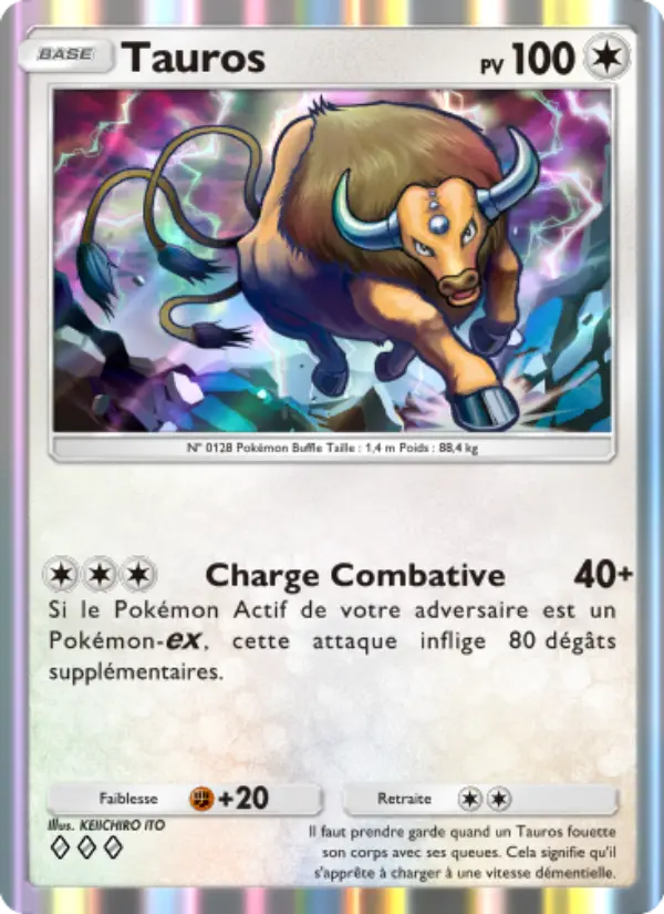 Tauros — carte 060 de l’extension L’Île Fabuleuse