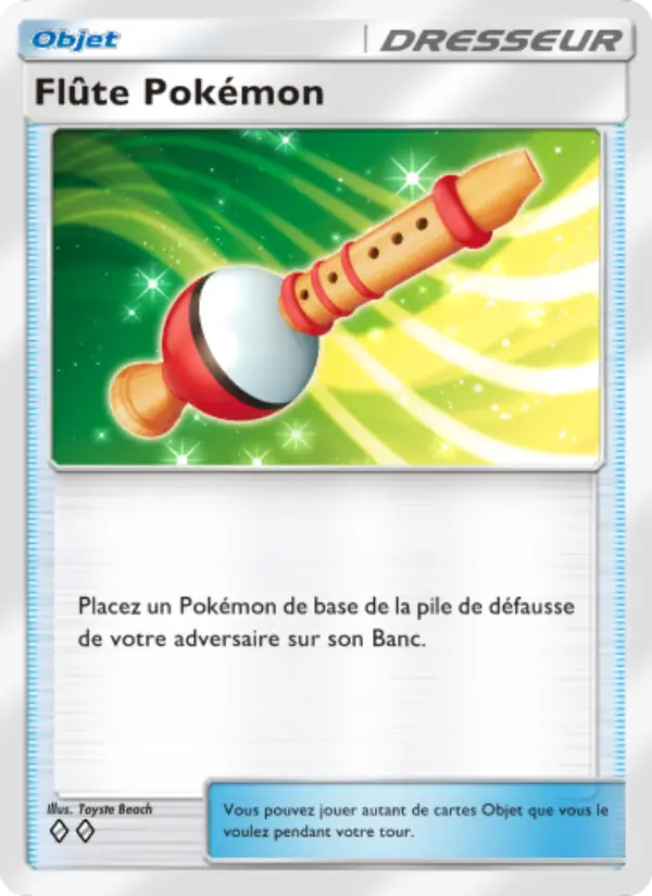 Flûte Pokémon — carte 064 de l’extension L’Île Fabuleuse
