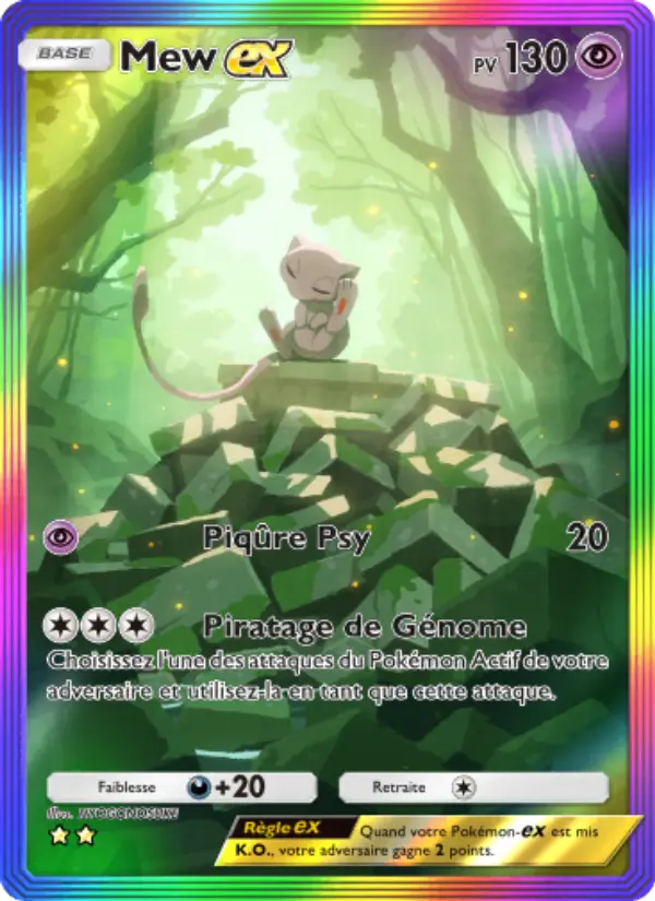 Mew-ex — carte 083 de l’extension L’Île Fabuleuse