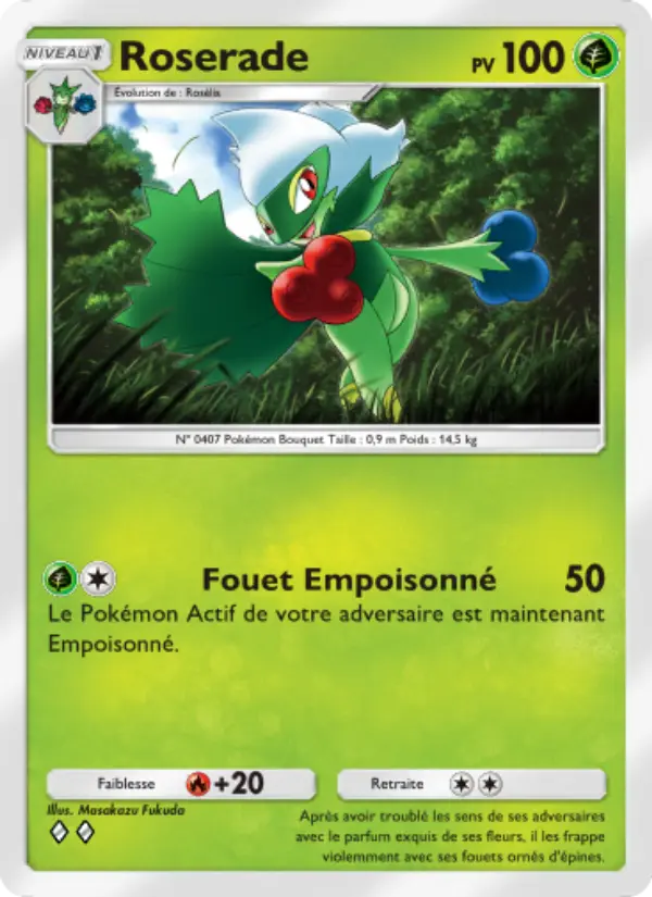 Roserade — carte 009 de l’extension Choc Spatio-Temporel