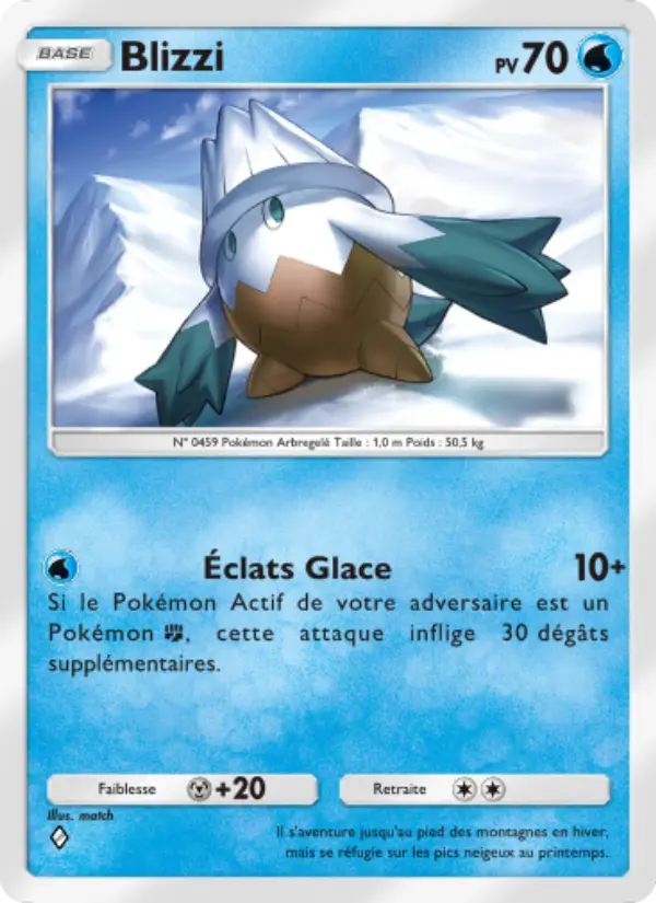 Blizzi — carte 044 de l’extension Choc Spatio-Temporel