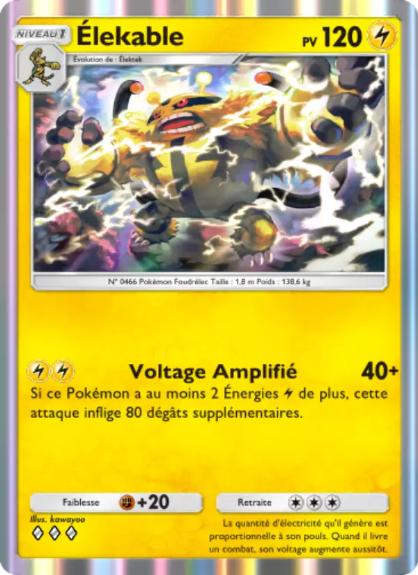 Élekable — carte 057 de l’extension Choc Spatio-Temporel