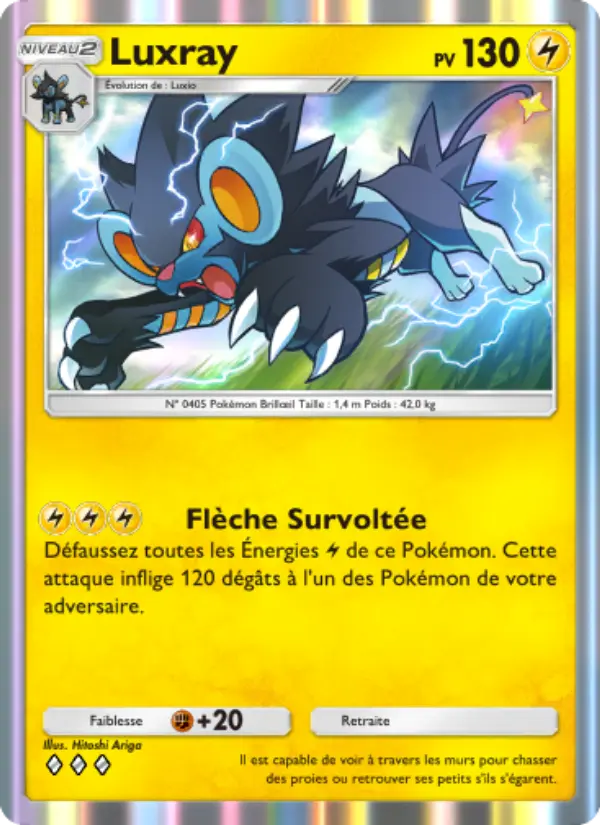 Luxray — carte 060 de l’extension Choc Spatio-Temporel